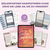 Seelenverbindung Manifestieren – Dein Guide | Ein 58-seitiger, druckbarer & editierbarer Ratgeber zur Anziehung der Liebe, die du verdienst – inklusive Private Label Rights