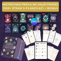 Balíček mystických plánovačů (HLAVNÍ PRÁVA K PŘEPRODEJI)