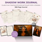 Shadow Work Journal – 268 Pages | Editable Canva Template + Guided Prompts + Private Label Rights (PLR)