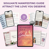 Soulmate Manifesting Guide | A 58-Page Printable + Editable Guide to Attract the Love You Deserve + Includes Private Label Rights (PLR)