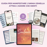 ✧✧ Guida per Manifestare la tua Anima Gemella ✧✧ Una guida stampabile e modificabile di 73 pagine per attrarre l’amore che meriti — con diritti di utilizzo privati (PLR)
