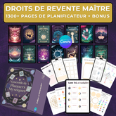 Pack de Planners Mystiques (DROITS DE REVENTE MAÎTRE)